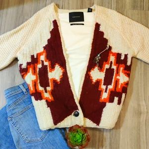 Maison Scotch wool mix cardigan size S